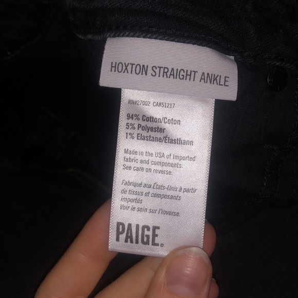 Paige Hoxton Straight Ankle Jeans - size 27 - Picture 5 of 5